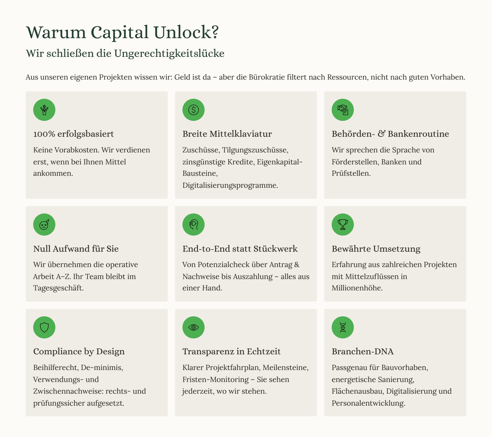 Capital Unlock Broschüre Seite 9